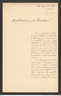 k.k. naturhistorisches Hofmuseum, Intendanzakten 1885-1896 (Hauer), Aktenzahl Z.57/1890, Seite 1